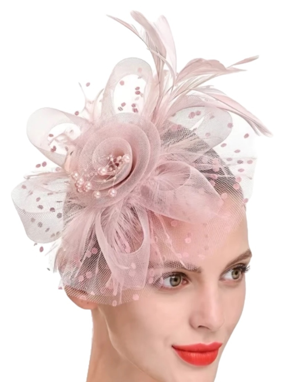 Women’s Vintage Style Flower Mesh Tea Party Fascinators Derby Hat